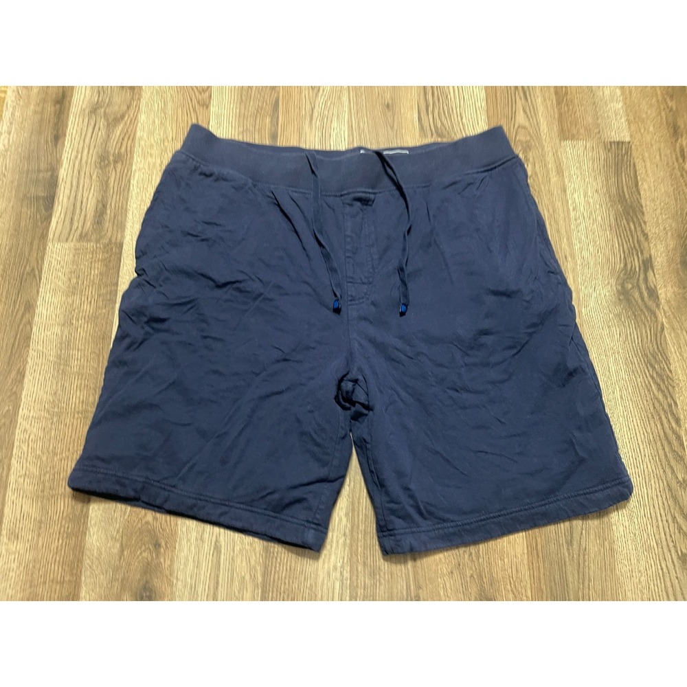 Dude Robe Shorts, Men's Size L/XL, Blue, Sweatpants Shorts, Tie Waist
